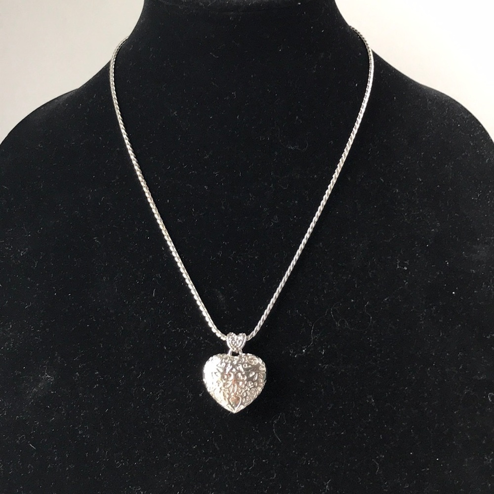 A Very Special Heart Pill Box Necklace